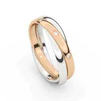 Trouwring - Briljant 18kt | Memoire