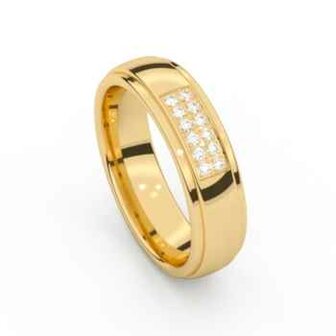 Trouwring - Briljant 18kt | Memoire