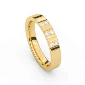 Trouwring - Briljant 18kt | Memoire