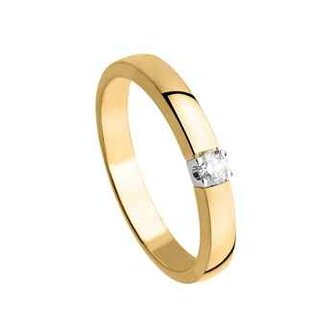 Trouwring - Briljant 18kt | Memoire