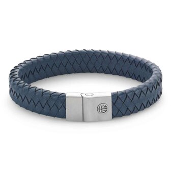 Armband - Staal/Leder | Rebel &amp; Rose