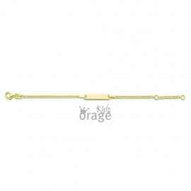 Naamplaat - 9 kt | Orage Kids