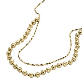 Collier - Staal | Fossil