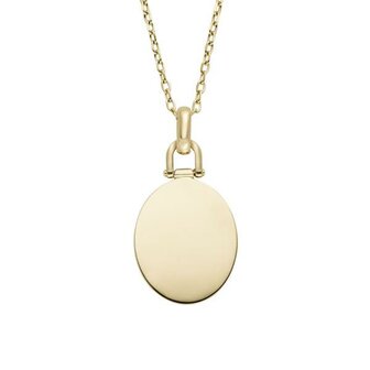 Collier - Staal | Fossil