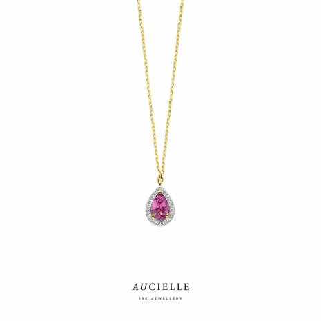 Collier - Briljant 18kt | Aucielle