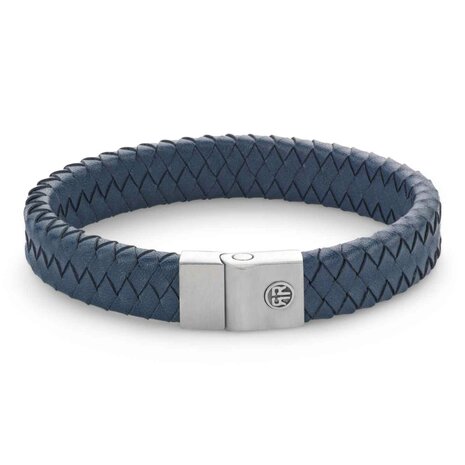 Armband - Staal/Leder | Rebel & Rose