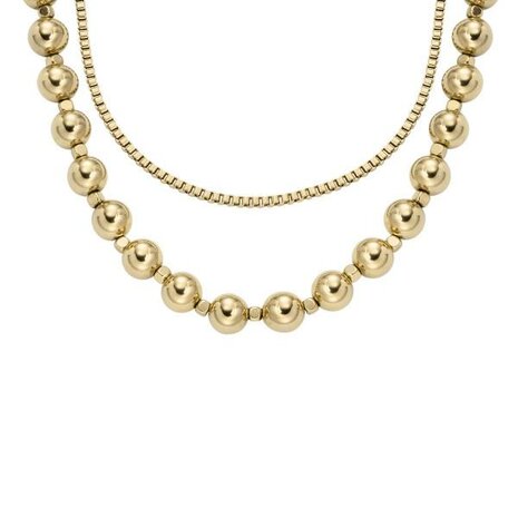 Collier - Staal | Fossil