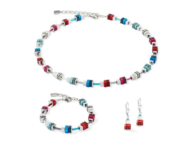 Collier - Staal/GeoCUBE&reg; | Coeur de Lion