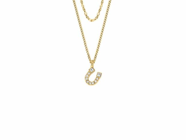 Collier - Staal | Fossil