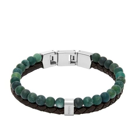 Armband - Staal/Beads | Fossil