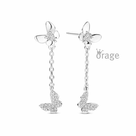 Oorbellen - Zilver | Orage Kids