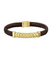 Armband - Staal/Leder | Boss