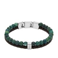 Armband - Staal/Beads | Fossil