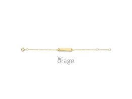 Naamplaat - 9 kt | Orage Kids