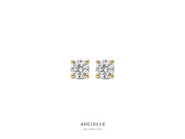 Oorbellen - 18 kt Lab Grow Diamant | Aucielle