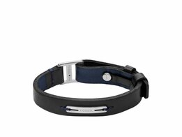Armband - Staal/Leder | Fossil