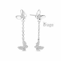Oorbellen - Zilver | Orage Kids
