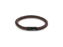 Armband - Staal/Leder | Tommy Hilfiger
