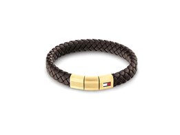 Armband - Staal/Leder | Tommy Hilfiger